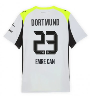 Lacne Muži Futbalové dres Borussia Dortmund Emre Can #23 2025-26 Krátky Rukáv - Preč